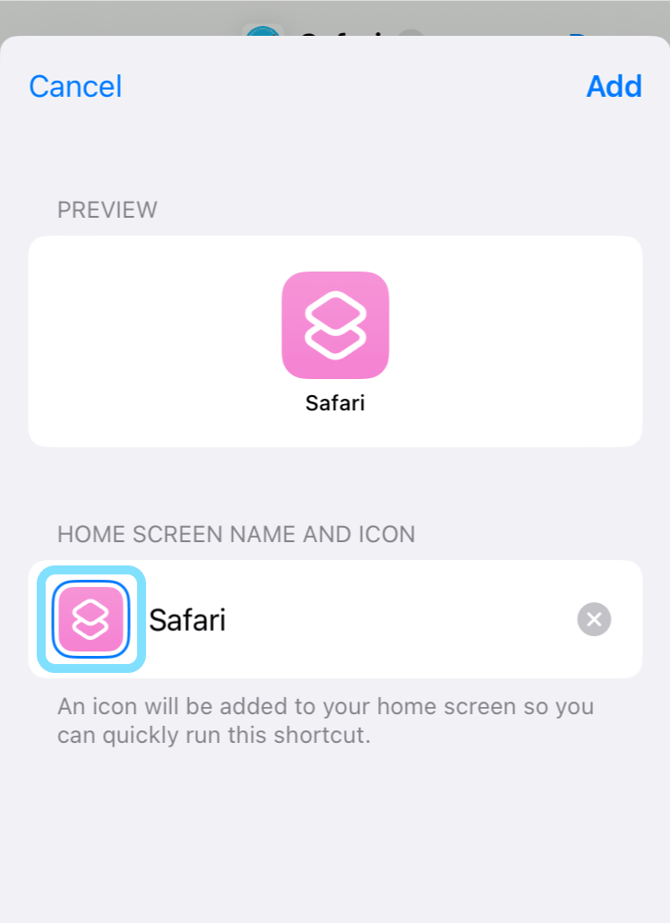 home screen icon