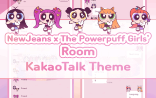 NewJeans x The Powerpuff Girls Room KakaoTalk Theme